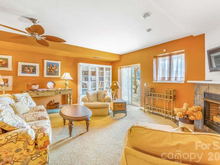 22 Mountain Spring Lane, Canton, NC 28716.  MLS# CAR4346093, YatesRealty ID 15957. Lower level den