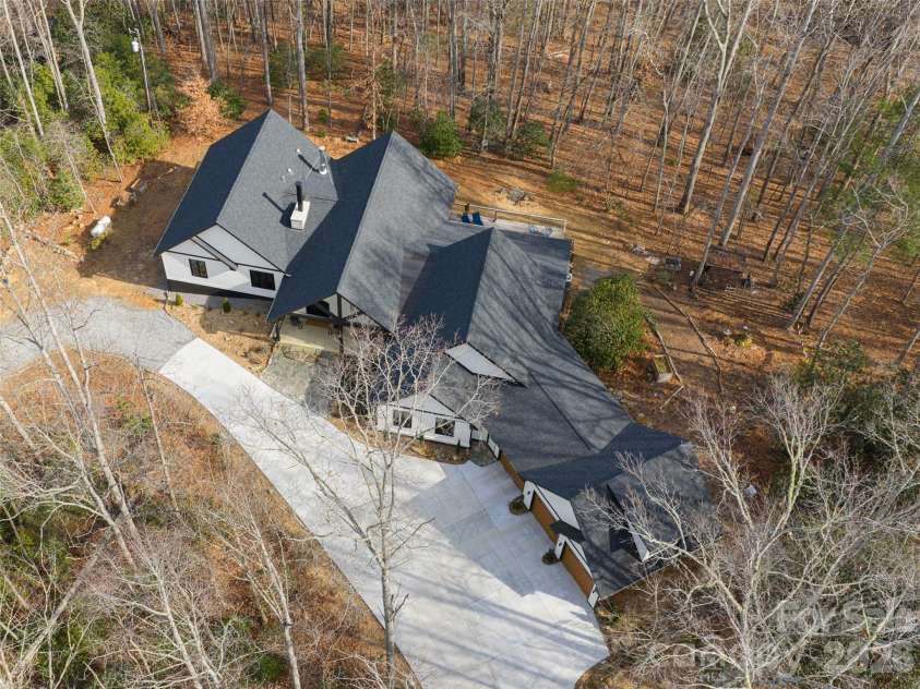 508 Avery Creek Road, Arden, NC 28704.  MLS# CAR4355626, YatesRealty ID 15960. Overhead view 