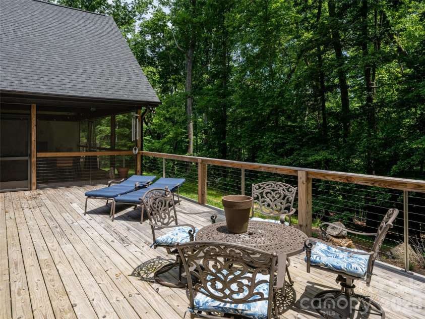 508 Avery Creek Road, Arden, NC 28704.  MLS# CAR4355626, YatesRealty ID 15960. Summer shade off back deck