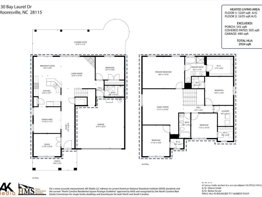 130 Bay Laurel Drive, Mooresville, NC 28115.  MLS# CAR4356515, YatesRealty ID 15962. 