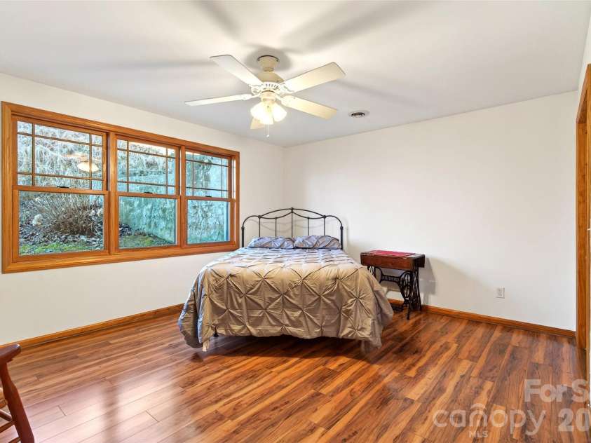 163 Walter Circle, Spruce Pine, NC 28777.  MLS# CAR4354175, YatesRealty ID 15964. Lower lever bedroom