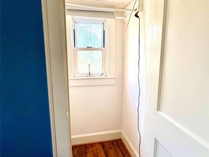 1005 Main Street, Oakboro, NC 28129.  MLS# CAR4357872, YatesRealty ID 15965. Downstairs bedroom 2 closet