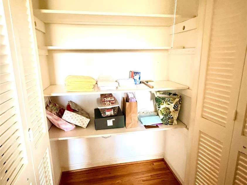 1005 Main Street, Oakboro, NC 28129.  MLS# CAR4357872, YatesRealty ID 15965. Storage closet in downstairs hall