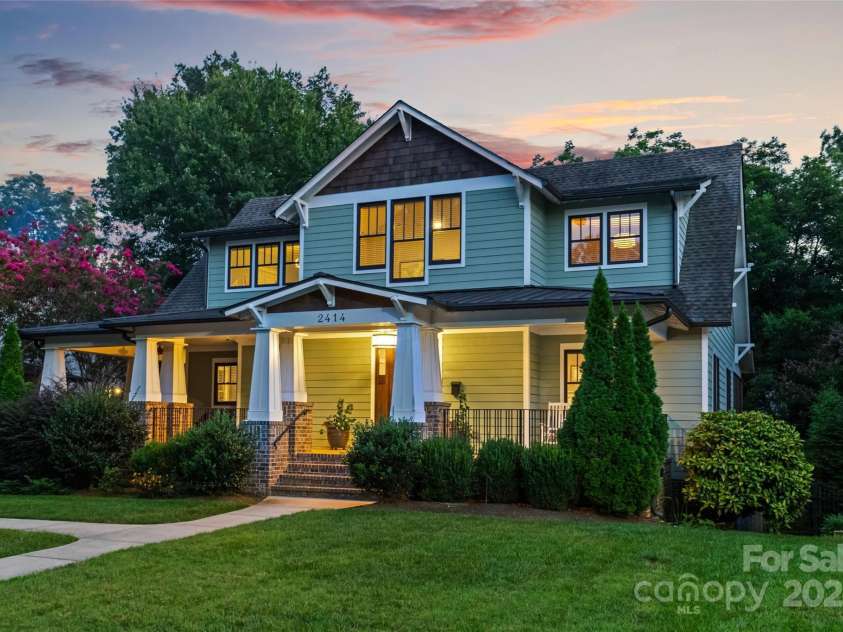2414 Bay Street, Charlotte, NC 28205.  MLS# CAR4302831, YatesRealty ID 15971. 