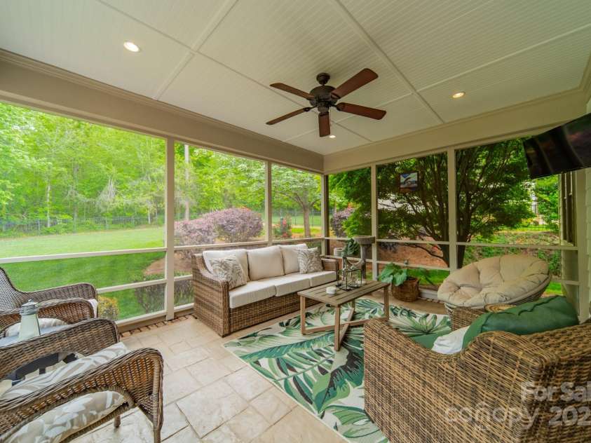 3500 Maple Wood Drive, Denver, NC 28037.  MLS# CAR4263728, YatesRealty ID 15981. Screened Porch