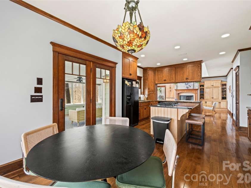 430 Parkway North Road, Mill Spring, NC 28756.  MLS# CAR4365350, YatesRealty ID 15984. Breakfast area