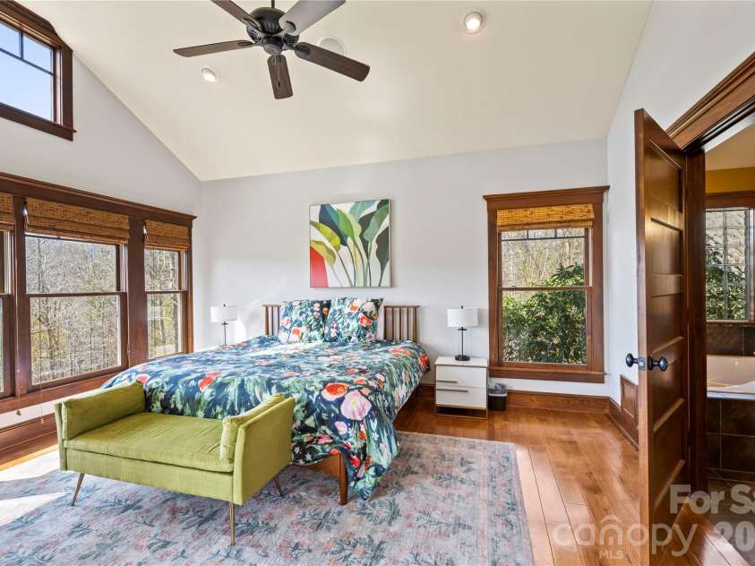 430 Parkway North Road, Mill Spring, NC 28756.  MLS# CAR4365350, YatesRealty ID 15984. Master Bedroom