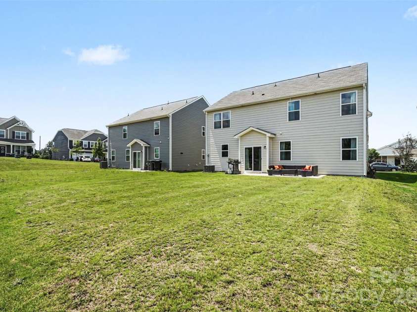 1565 Banham Drive, Indian Trail, NC 28079.  MLS# CAR4391061, YatesRealty ID 15985. Large yard with plenty useable space
