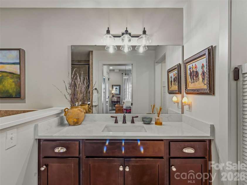 29 French Broad Street, Brevard, NC 28712.  MLS# CAR4231925, YatesRealty ID 15990. Primary Bath