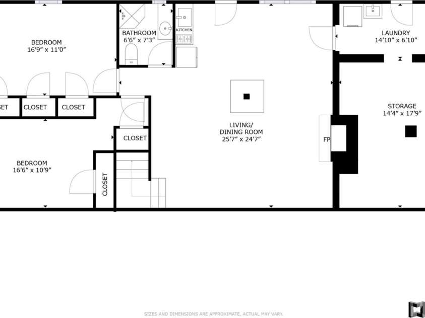 101 Jeanie Avenue, Black Mountain, NC 28711.  MLS# CAR4239479, YatesRealty ID 15995. Lower Level Floorplan