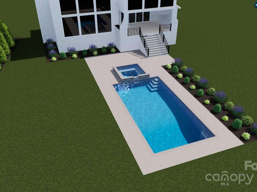 7679 Rabbit Circle, Denver, NC 28037.  MLS# CAR4248734, YatesRealty ID 15997. Ample room for a pool/spa