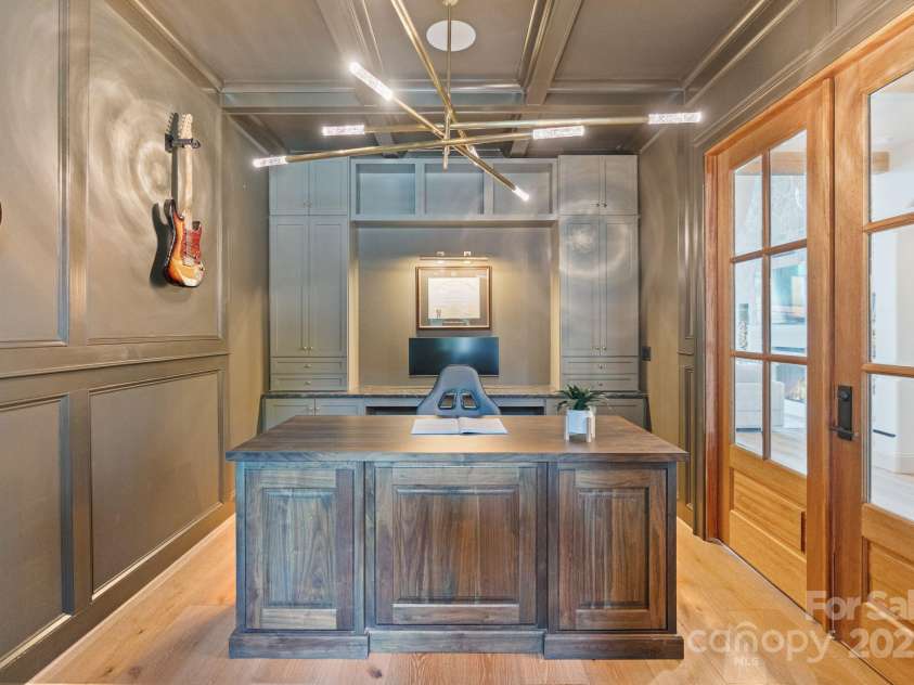 7679 Rabbit Circle, Denver, NC 28037.  MLS# CAR4248734, YatesRealty ID 15997. Main level study with glass French Doors