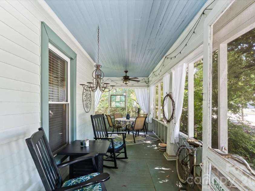 221 Main Street, Clover, SC 29710.  MLS# CAR4400070, YatesRealty ID 16. Screened Front Porch