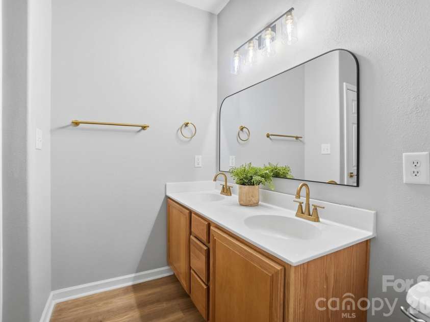 11284 Lions Mane Street, Charlotte, NC 28273.  MLS# CAR4331767, YatesRealty ID 1600. NEW faucets, mirror & lighting in primary bath