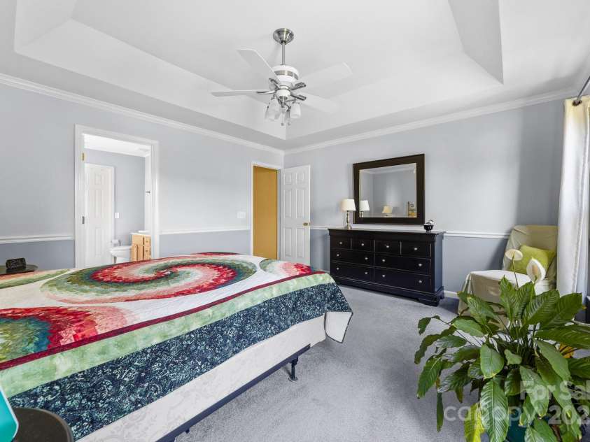 1107 Rachel Anne Drive, Belmont, NC 28012.  MLS# CAR4264432, YatesRealty ID 16002. Primary bedroom