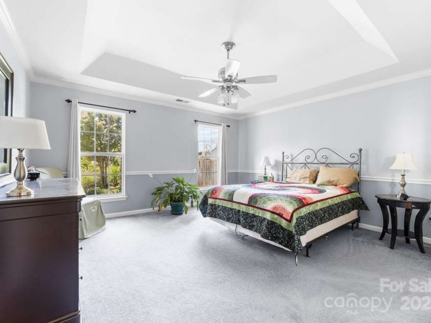 1107 Rachel Anne Drive, Belmont, NC 28012.  MLS# CAR4264432, YatesRealty ID 16002. Primary bedroom