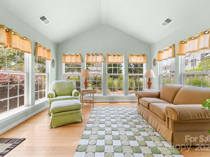1107 Rachel Anne Drive, Belmont, NC 28012.  MLS# CAR4264432, YatesRealty ID 16002. Sunroom