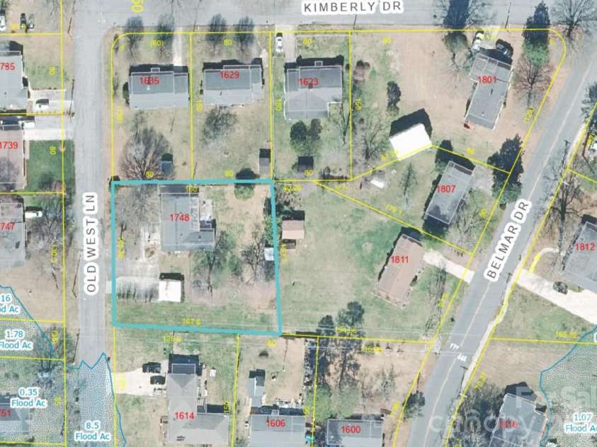 1748 Old West Lane, Gastonia, NC 28052.  MLS# CAR4372111, YatesRealty ID 16010. 
