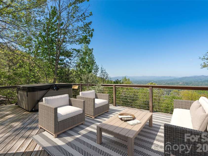 110 Crestwood Road, Asheville, NC 28804.  MLS# CAR4372619, YatesRealty ID 16015. Virtually Staged
