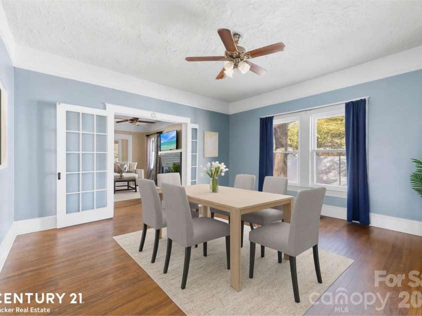 604 Pearl Avenue, Kannapolis, NC 28083.  MLS# CAR4374176, YatesRealty ID 16018. Dining Room - Virtually Staged