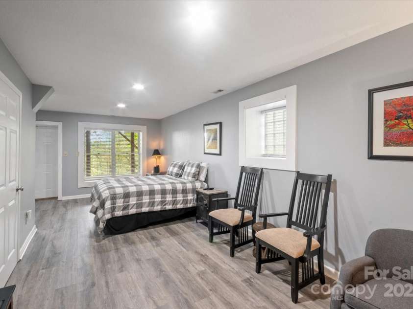 94 Davey Crockett Road, Fairview, NC 28730.  MLS# CAR4310188, YatesRealty ID 1603. Basement Sleeping Room/Rec Room