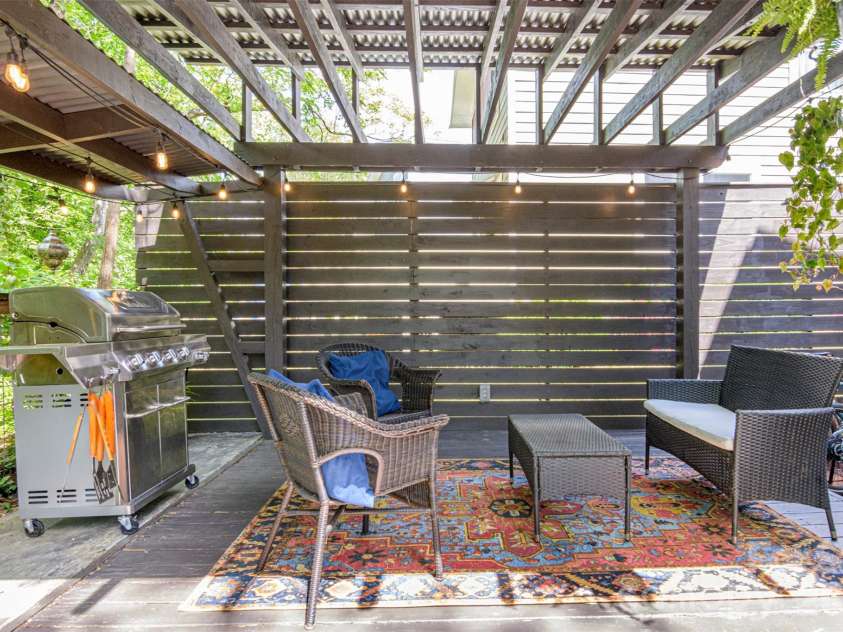 149 State Street, Asheville, NC 28806.  MLS# CAR4372886, YatesRealty ID 16038. Hidden Pergola!