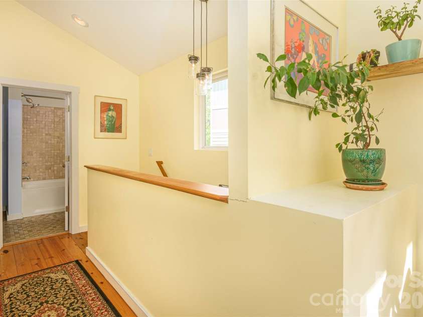 149 State Street, Asheville, NC 28806.  MLS# CAR4372886, YatesRealty ID 16038. Interesting Lines and Vaulted Hallway
