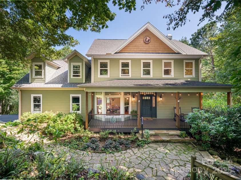 737 Streamside Drive, Arden, NC 28704.  MLS# CAR4248718, YatesRealty ID 16049. Lovely and private. A gardener's delight