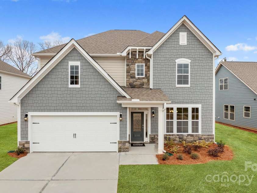 589 Fox Cove Road, Hendersonville, NC 28792.  MLS# CAR4199118, YatesRealty ID 1605. Elevation D illustration does not necessarily features the same exterior color package.