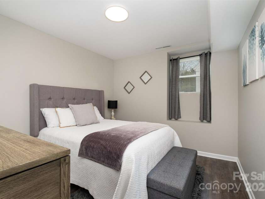 3231 Eastwood Drive, Charlotte, NC 28205.  MLS# CAR4228945, YatesRealty ID 16051. Bedroom in the basement w/ a closet