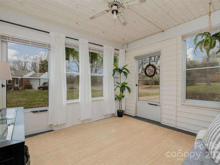 3231 Eastwood Drive, Charlotte, NC 28205.  MLS# CAR4228945, YatesRealty ID 16051. Quaint 3 season entry area at front of home
