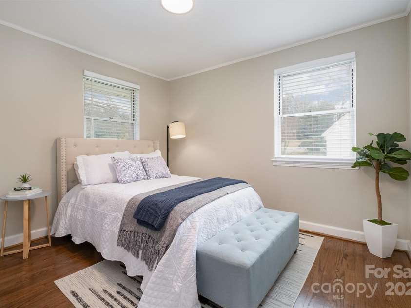 3231 Eastwood Drive, Charlotte, NC 28205.  MLS# CAR4228945, YatesRealty ID 16051. Second bedroom on main level