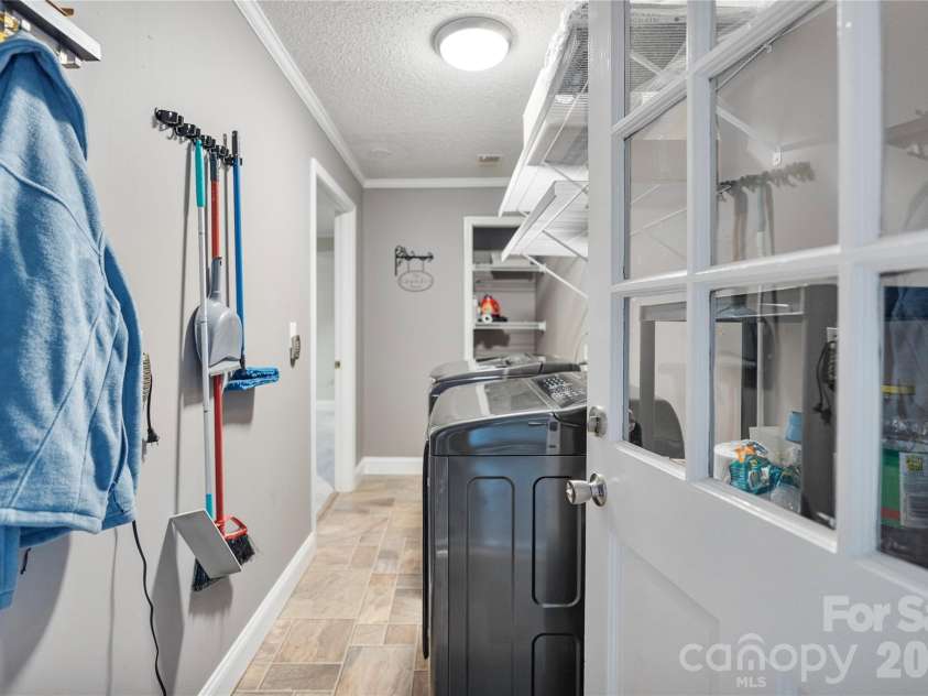 2524 Griffith Road, Monroe, NC 28112.  MLS# CAR4420258, YatesRealty ID 16059. Mudroom with Laundry Connections