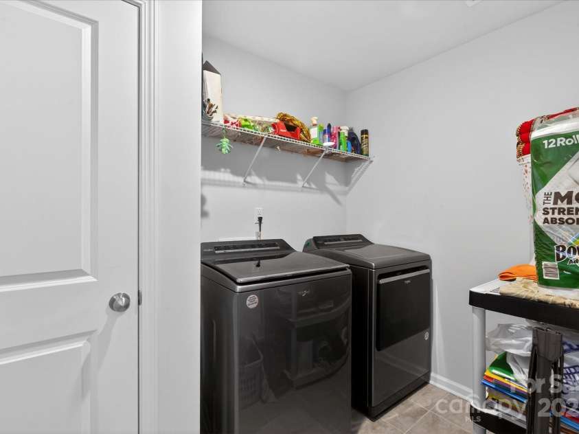 13017 Cinnamon Fern Lane, Mint Hill, NC 28227.  MLS# CAR4330864, YatesRealty ID 1606. Upstairs Laundry Rm