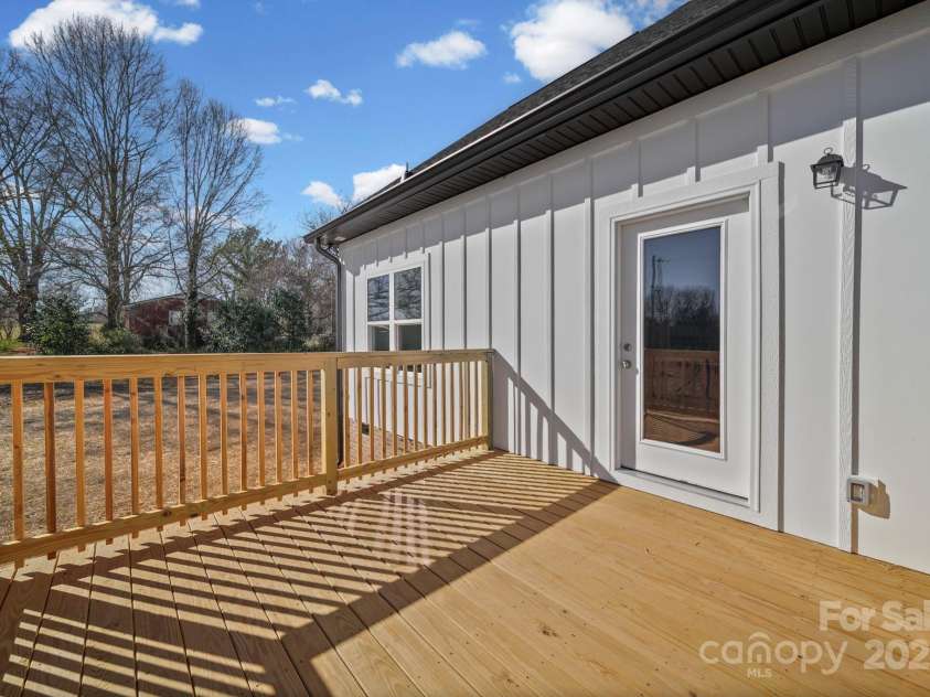 4106 New Salem Road, Marshville, NC 28103.  MLS# CAR4331810, YatesRealty ID 1607. Rear Deck
