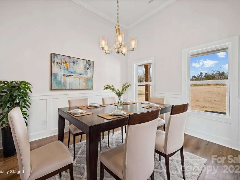 4106 New Salem Road, Marshville, NC 28103.  MLS# CAR4331810, YatesRealty ID 1607. Virtual Staged Dining Room