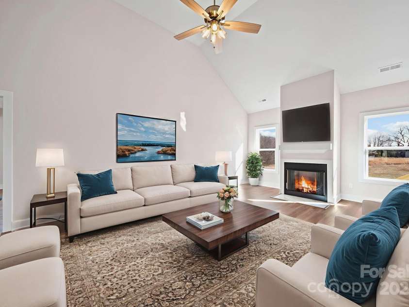 4106 New Salem Road, Marshville, NC 28103.  MLS# CAR4331810, YatesRealty ID 1607. Virtual Staged Great room