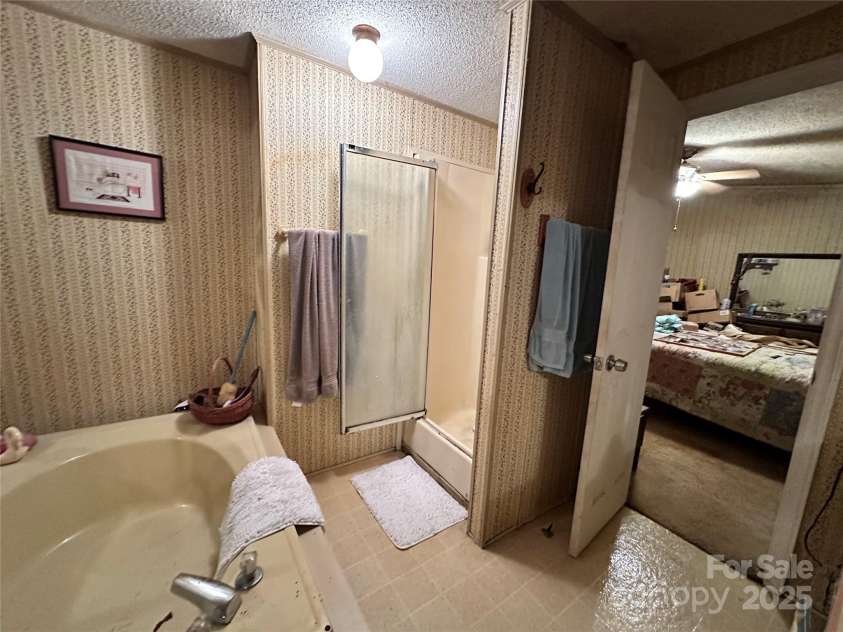 98 Long Pine Drive, Mills River, NC 28759.  MLS# CAR4264413, YatesRealty ID 16070. 2nd view of primary en suite bath looking towards primary bedroom.