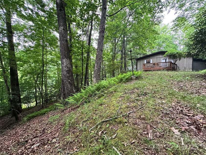 98 Long Pine Drive, Mills River, NC 28759.  MLS# CAR4264413, YatesRealty ID 16070. Back of property