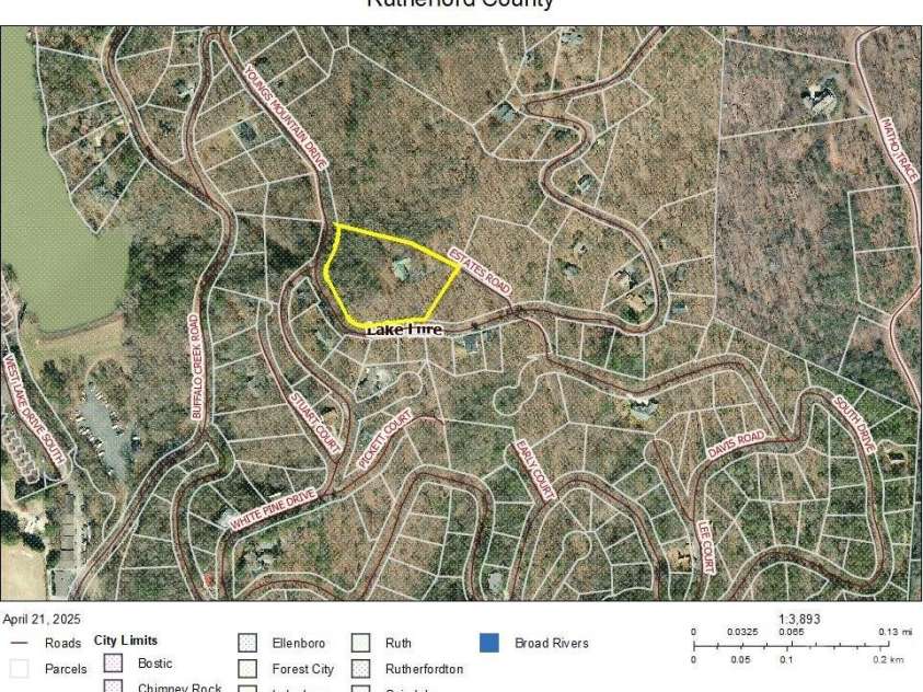 138 Estates Road, Lake Lure, NC 28746.  MLS# CAR4246790, YatesRealty ID 16076. 