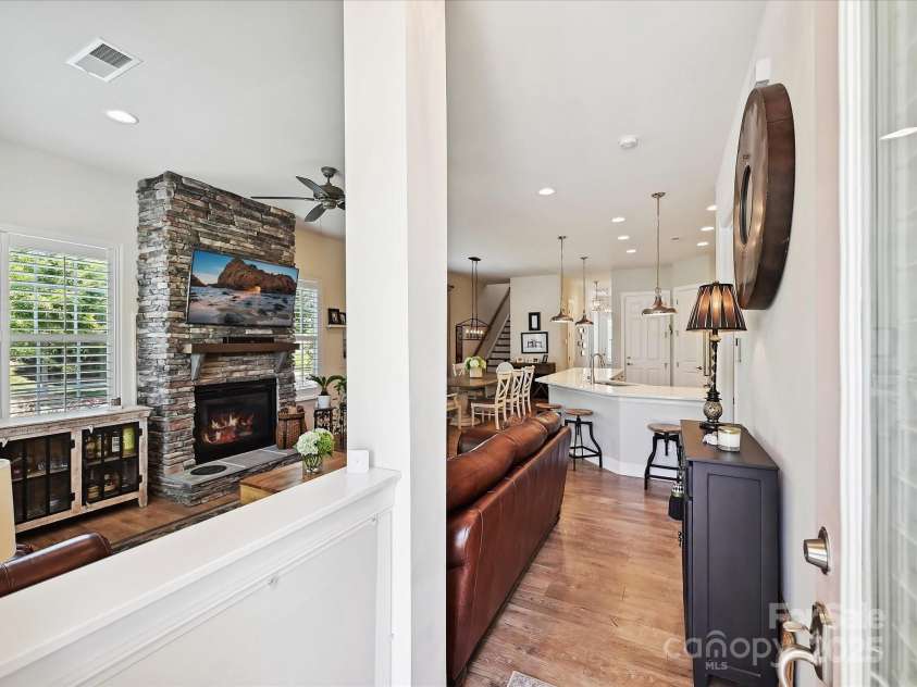 9405 Gladden Hill Lane, Pineville, NC 28134.  MLS# CAR4263103, YatesRealty ID 16090. Entrance