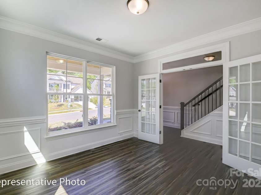 6027 Veld Court, Charlotte, NC 28215.  MLS# CAR4257024, YatesRealty ID 16096. Study with French Doors
