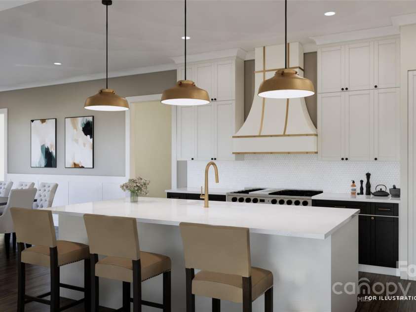 4012 Beechwood Spring Lane, Belmont, NC 28012.  MLS# CAR4165952, YatesRealty ID 161. Kitchen and Dining Area