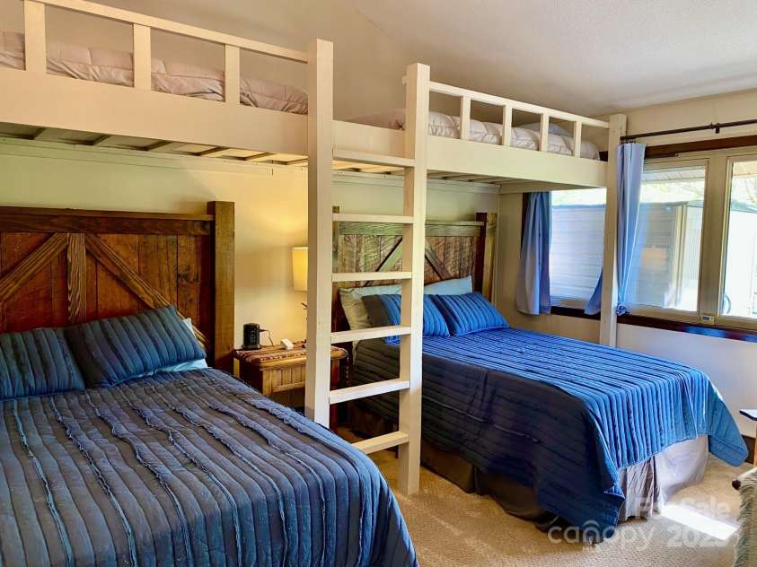 102 Lake Drive, Lake Lure, NC 28746.  MLS# CAR4245174, YatesRealty ID 16100. Loft added for extra sleeping