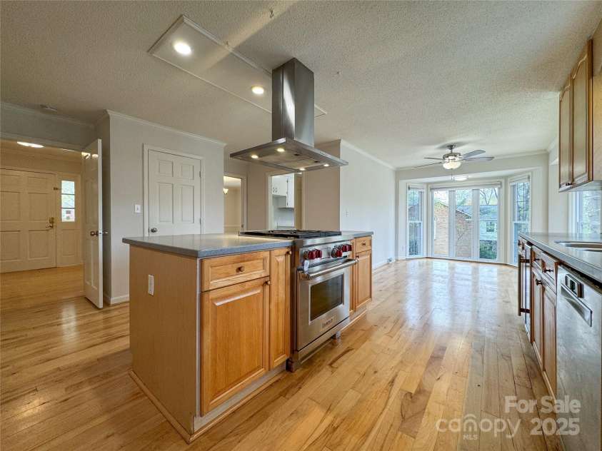 12011 Stoney Meadow Drive, Mint Hill, NC 28227.  MLS# CAR4240871, YatesRealty ID 16104. Chef kitchen with Wolf Stove