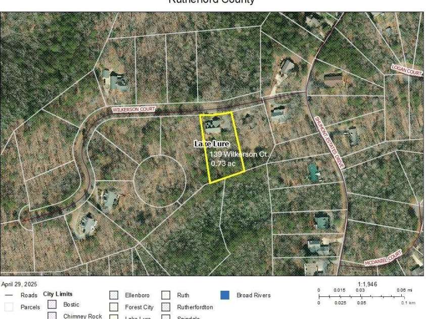 139 Wilkerson Court, Lake Lure, NC 28746.  MLS# CAR4233484, YatesRealty ID 16108. 