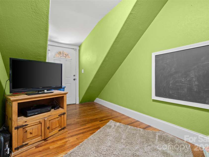 571 Terrys Gap Road, Fletcher, NC 28732.  MLS# CAR4330724, YatesRealty ID 1611. Exterior door on upper level