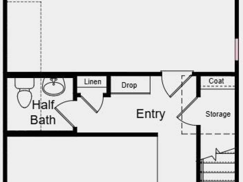 1804 Alexander Village Main Drive, Charlotte, NC 28262.  MLS# CAR4366875, YatesRealty ID 16110. Lower Level Floor Plan - Additional Highlights Include: shower ledge in the primary bathroom