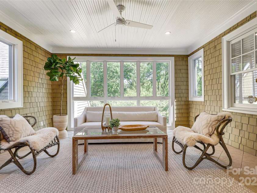 1333 Carlton Avenue, Charlotte, NC 28203.  MLS# CAR4211721, YatesRealty ID 16118. Enclosed & Screened Rooftop Patio