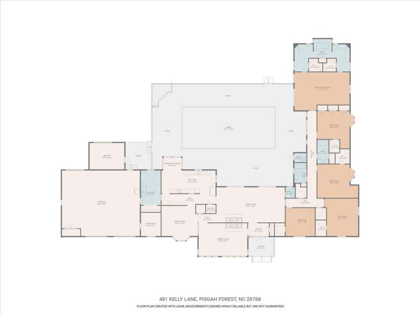 481 Kelly Lane, Pisgah Forest, NC 28768.  MLS# CAR4208992, YatesRealty ID 16121. See attached measurements.